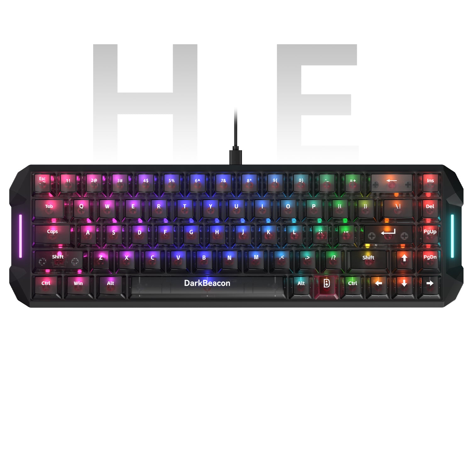DarkBeacon Flux 68 65% Hall Effect Magnetic Switch Gaming Keyboard