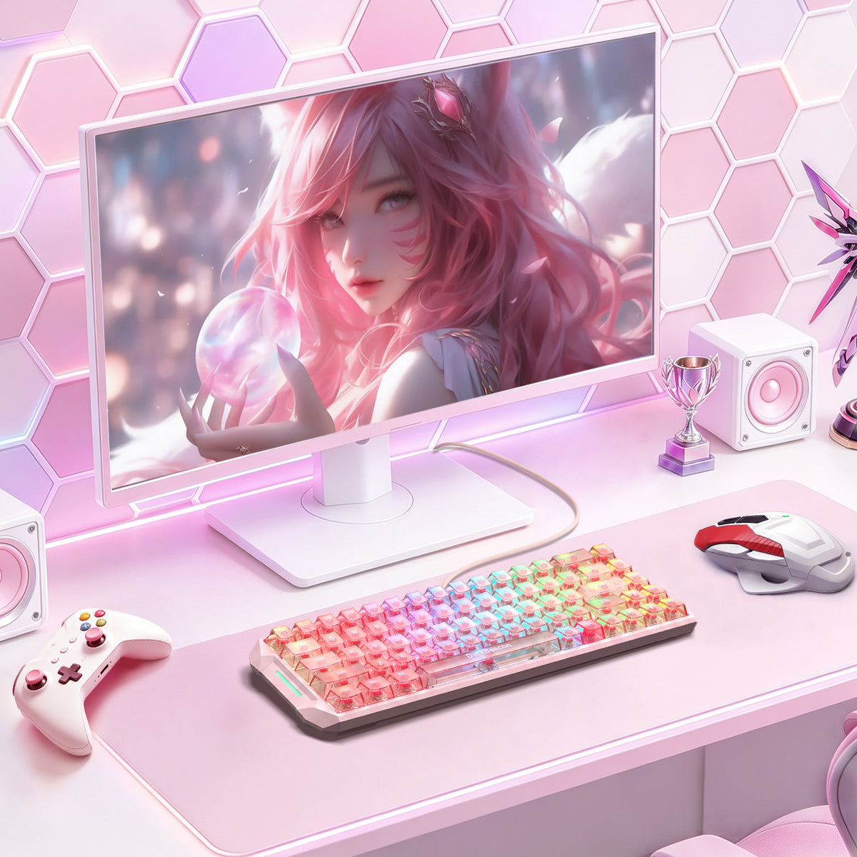 Flux 68 Wired Hall Effect Magnetic Switch Gaming Keyboard