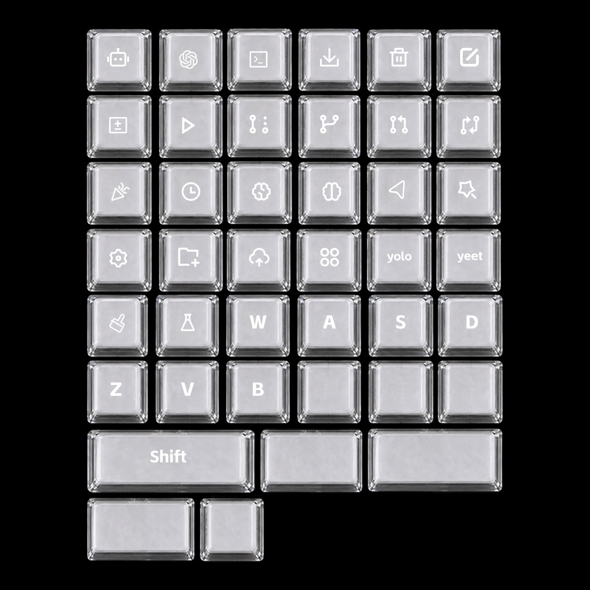 DarkBeacon Codex Bonus Keycap Set