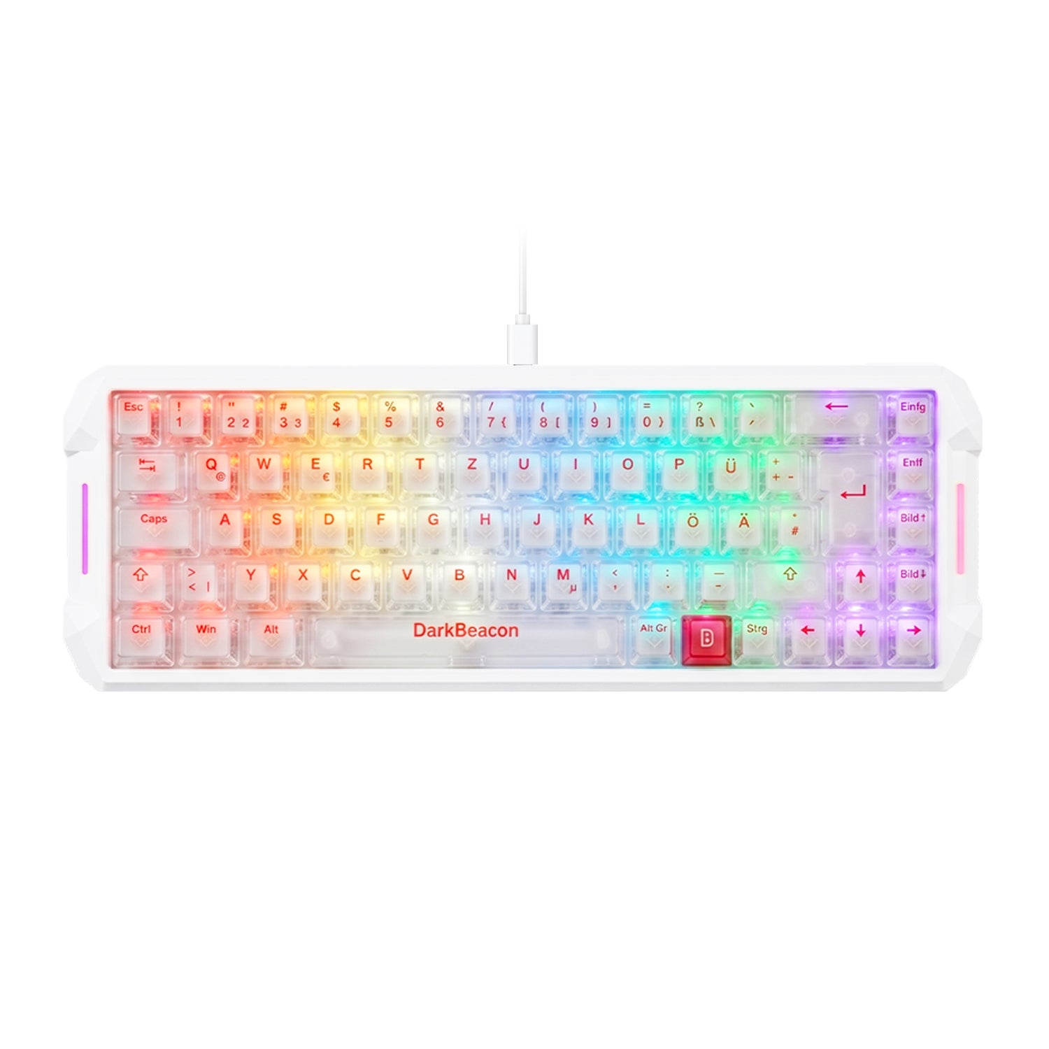 Blade 68 Wired Silent Mechanical Keyboard (White)