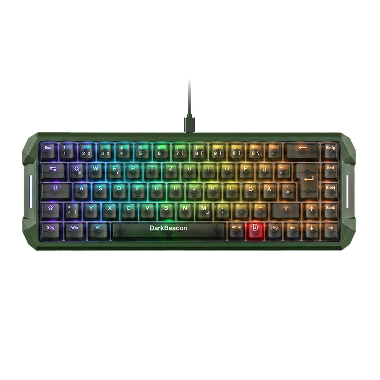 Blade 68 Wired Silent Mechanical Keyboard (Green)