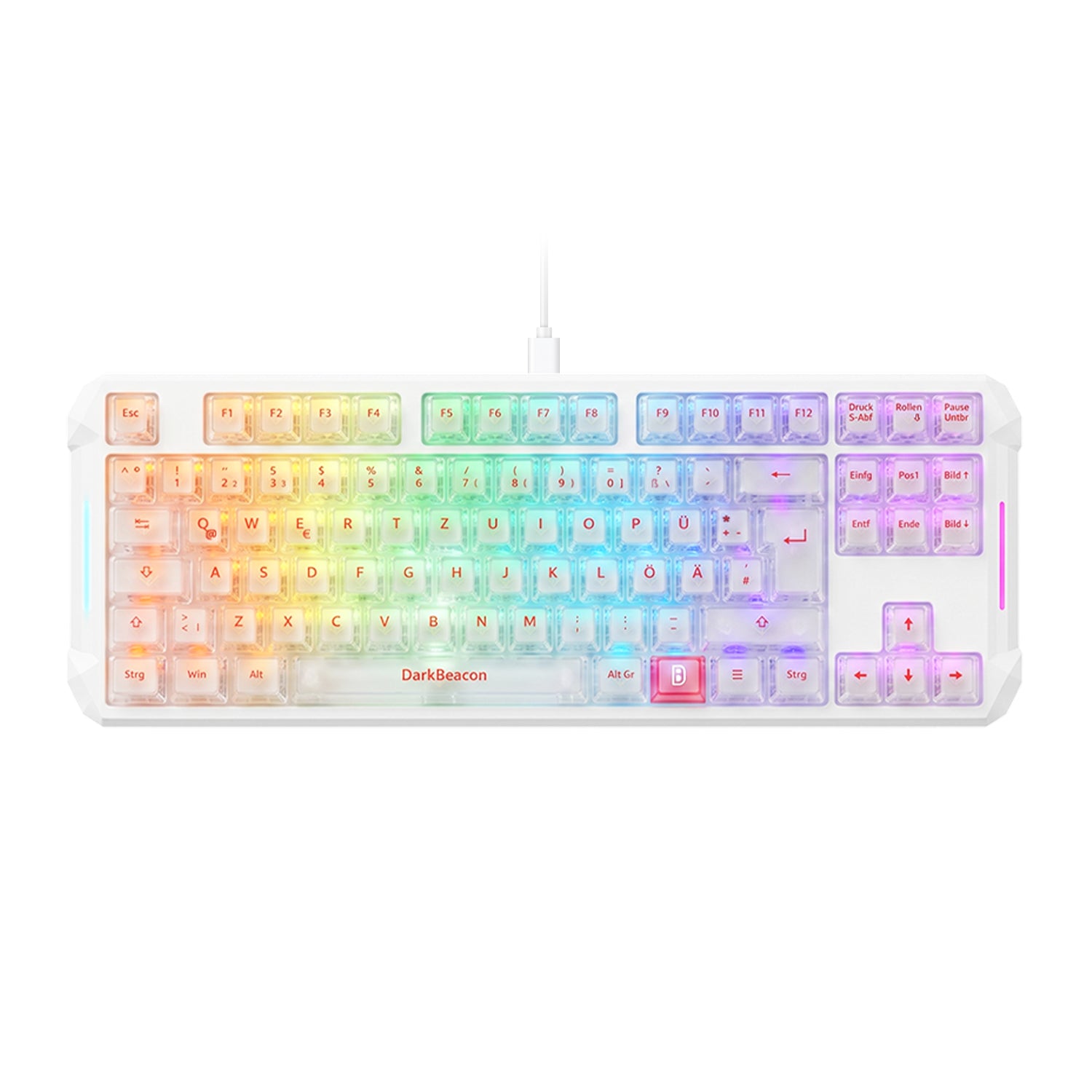 Blade 87 Wired Silent Mechanical Keyboard (White)