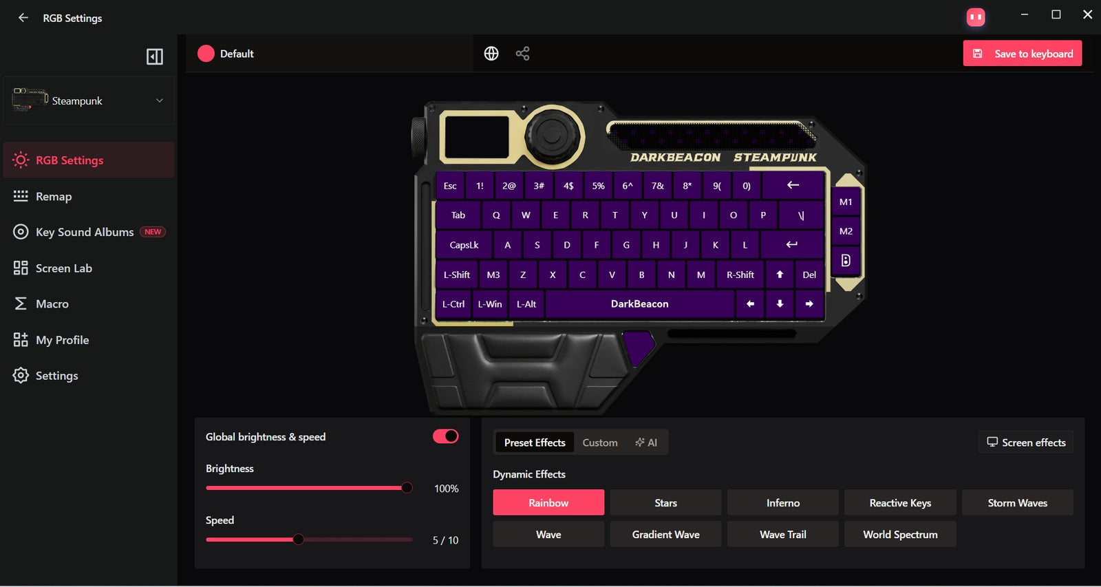 RGB Settings