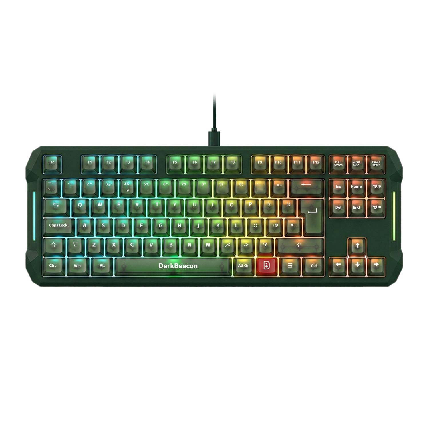 Blade 87 Wired Silent Mechanical Keyboard (Green)