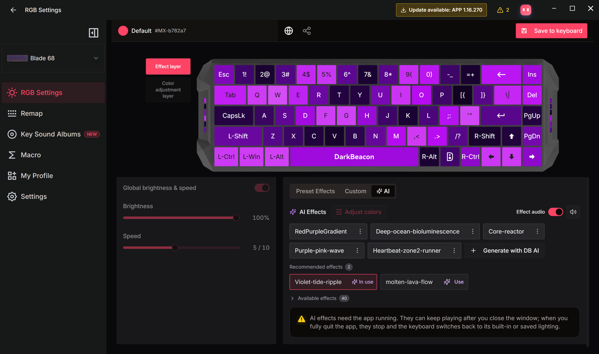 RGB Settings