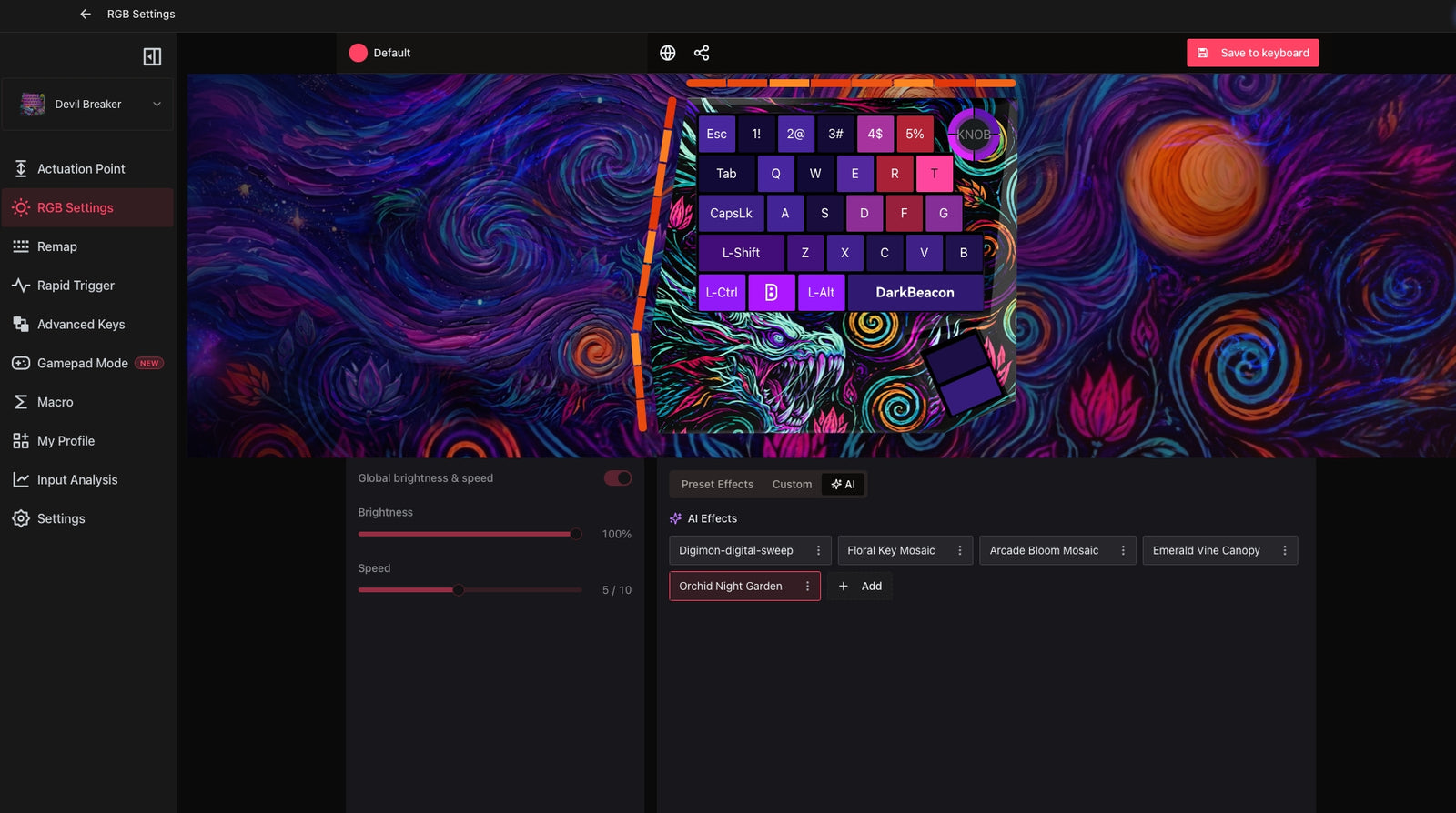 RGB Settings