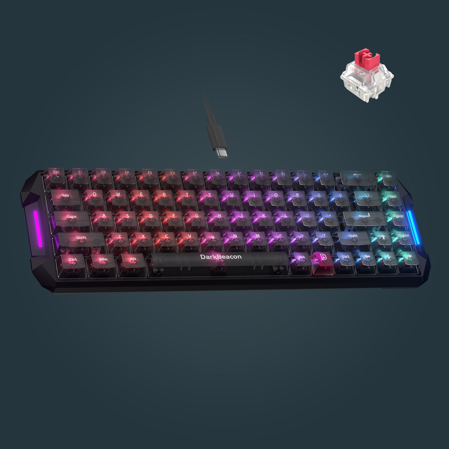 Flux 68 Wired Hall Effect Magnetic Switch Keyboard