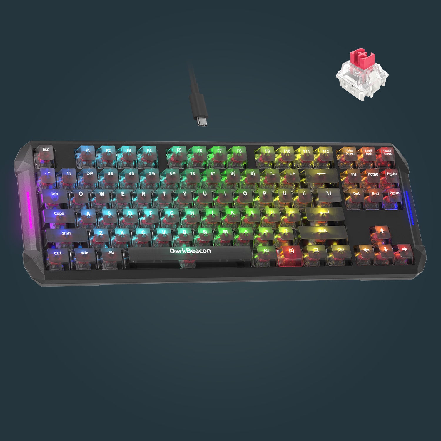 Flux 87 Wired Hall Effect Magnetic Switch Keyboard