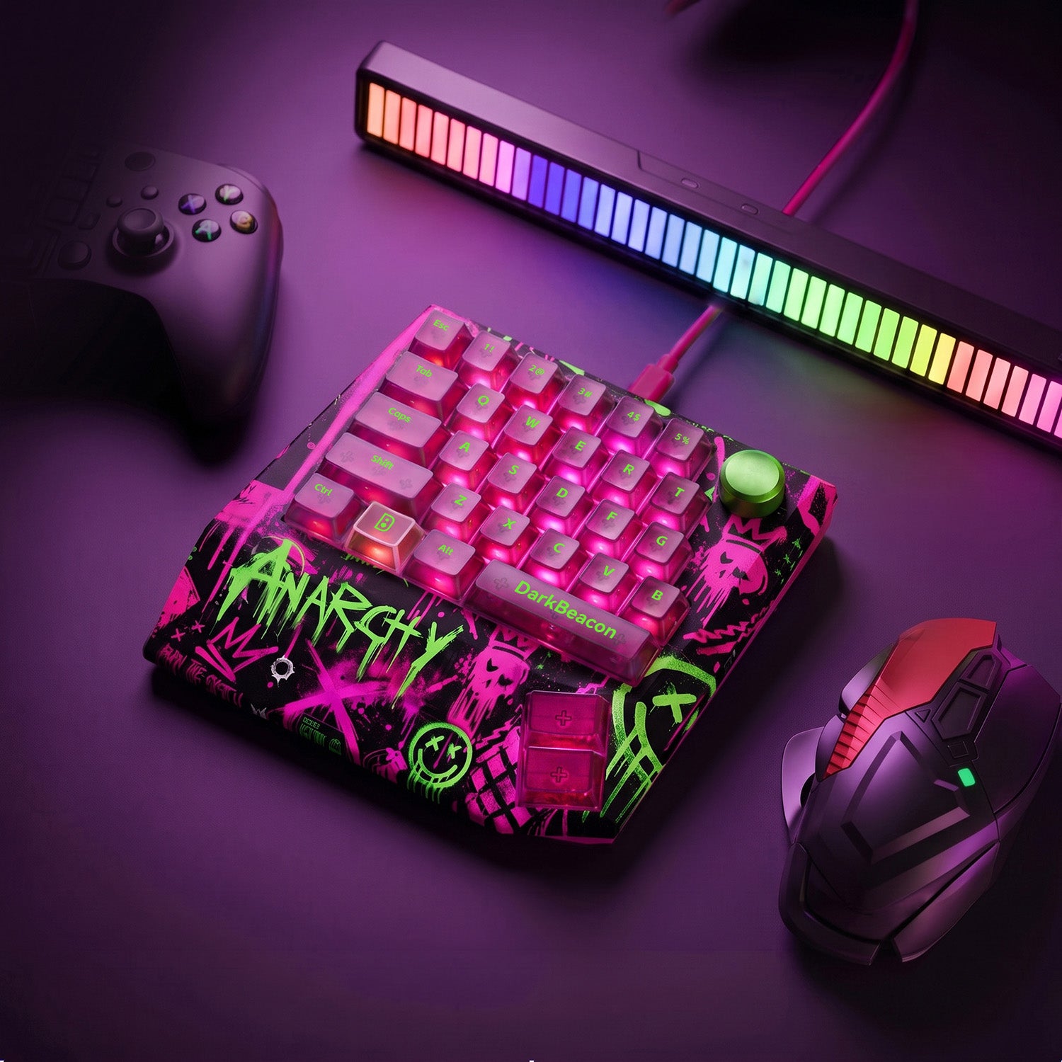 Devil Breaker Anarchy One-Handed TMR Magnetic Keyboard