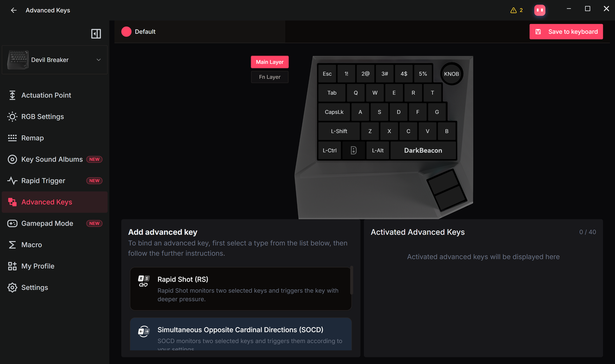 Advanced Keys-HE Exclusive