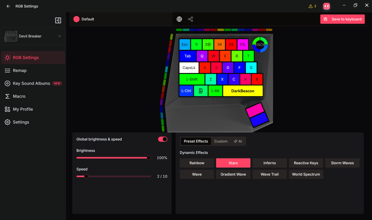 RGB Settings