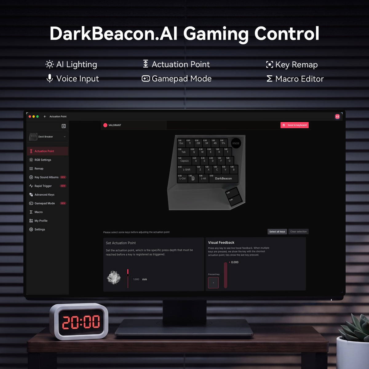 Devil Breaker One-Handed Gaming Keyboard