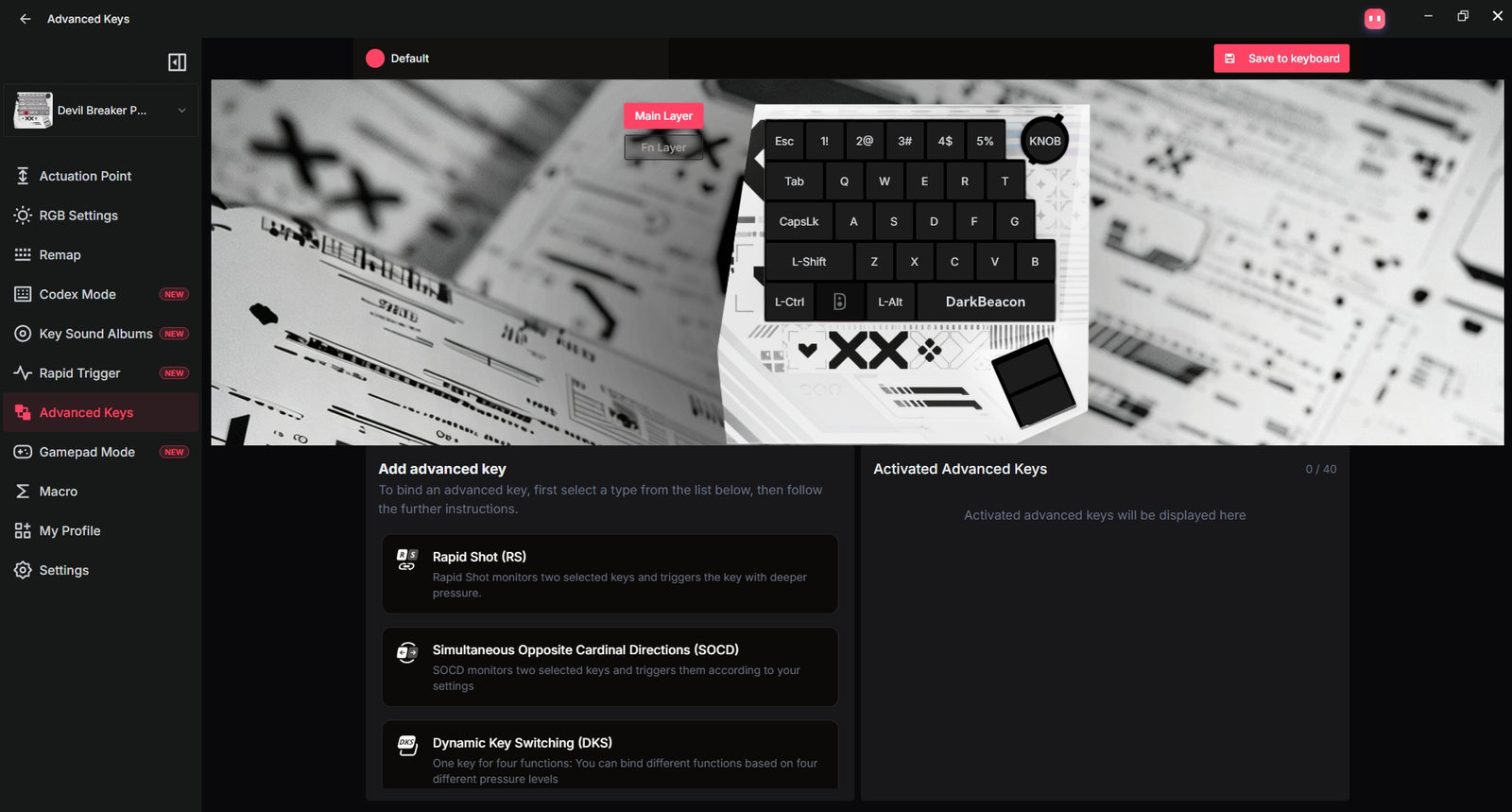 Advanced Keys