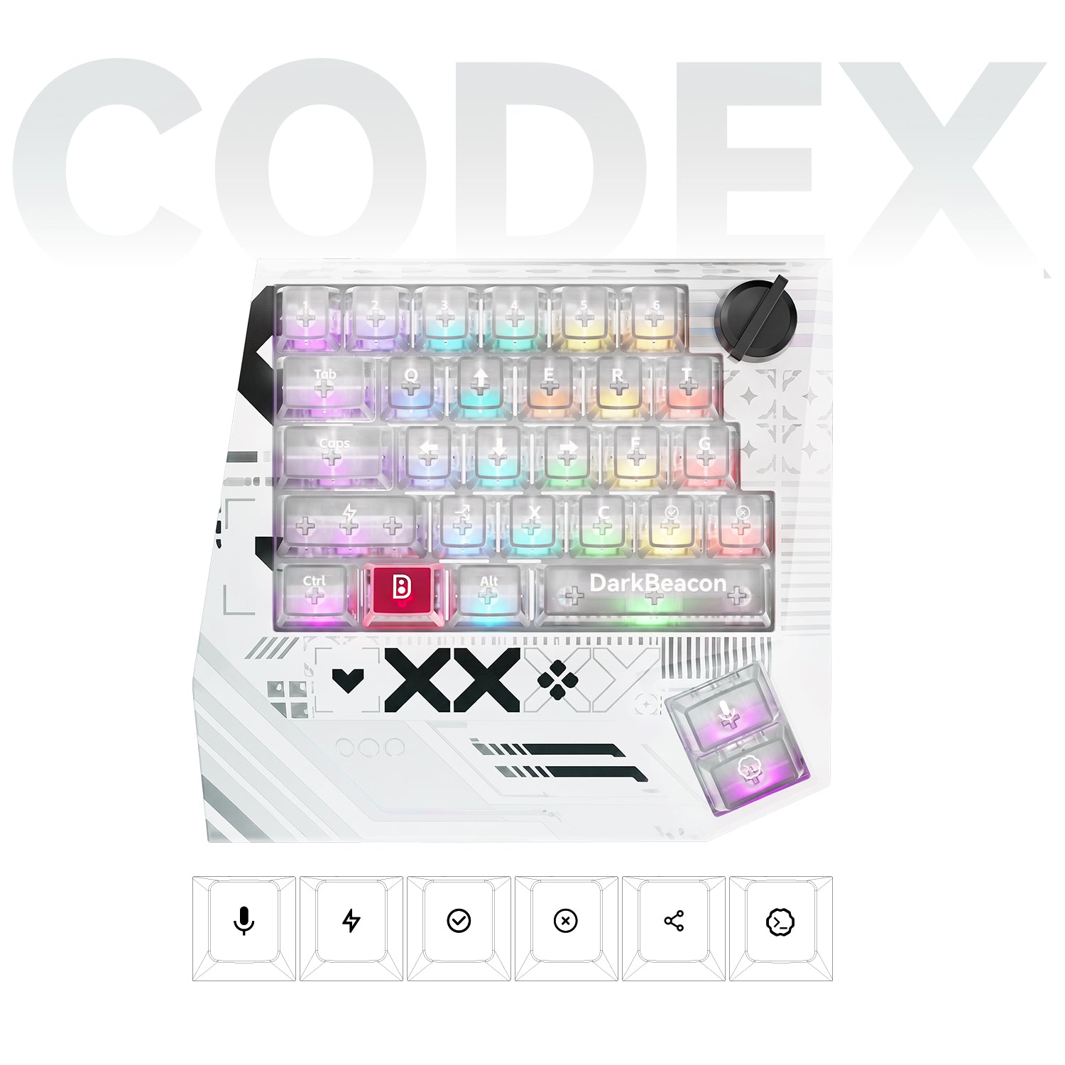 Devil Breaker Print Codex One-Handed TMR Magnetic Keyboard