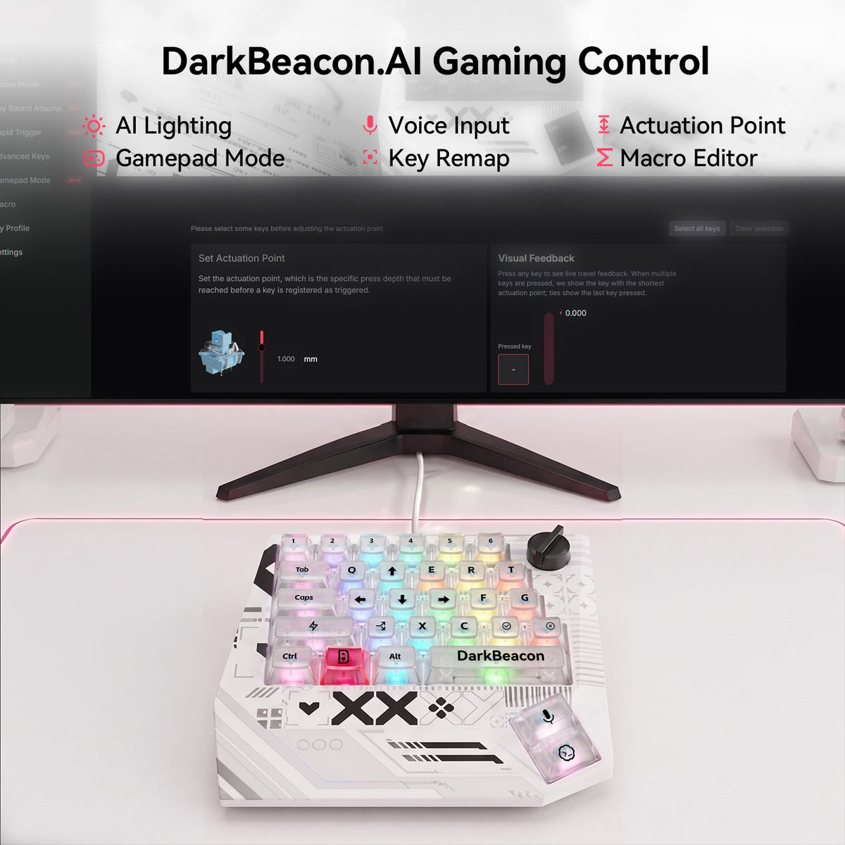 Devil Breaker Print Codex One-Handed TMR Magnetic Keyboard