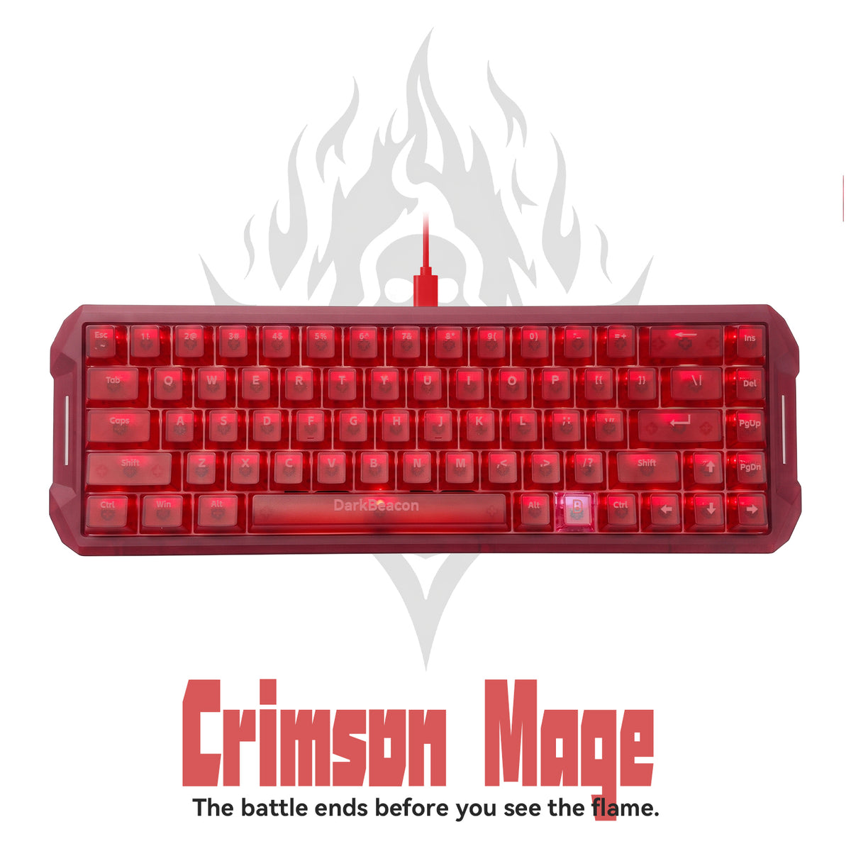 Flux 68 Wired Hall Effect Magnetic Switch Gaming Keyboard