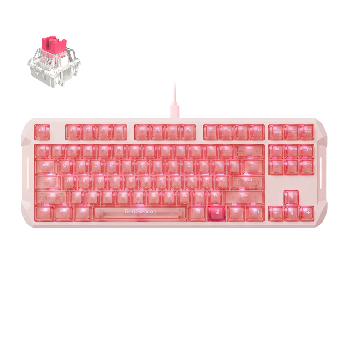 Flux 87 Wired Hall Effect Magnetic Switch Gaming Keyboard