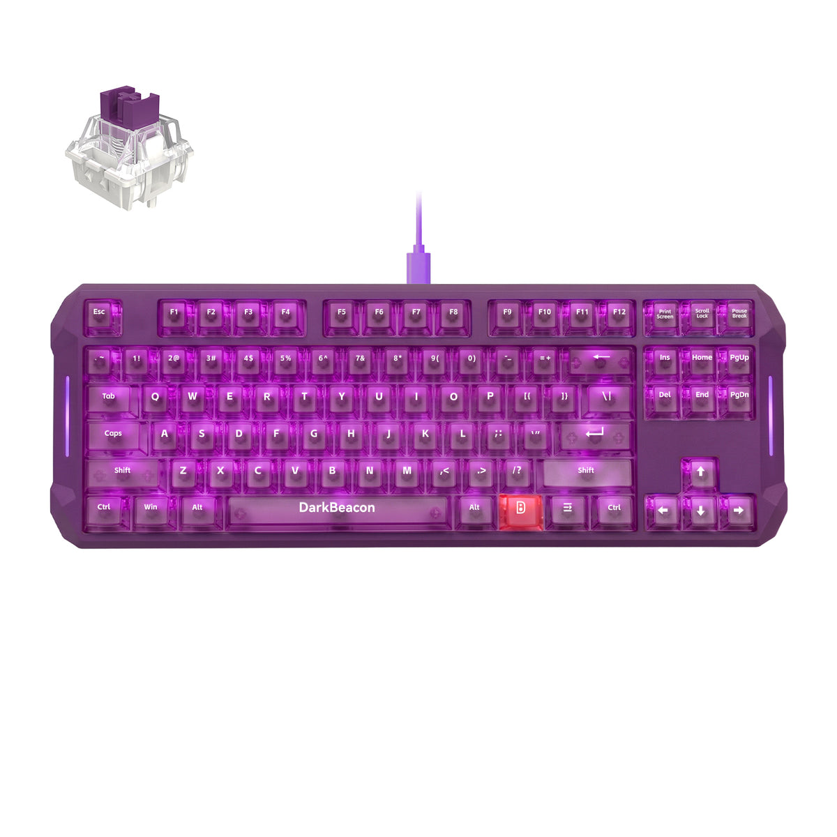 Flux 87 Wired Hall Effect Magnetic Switch Gaming Keyboard