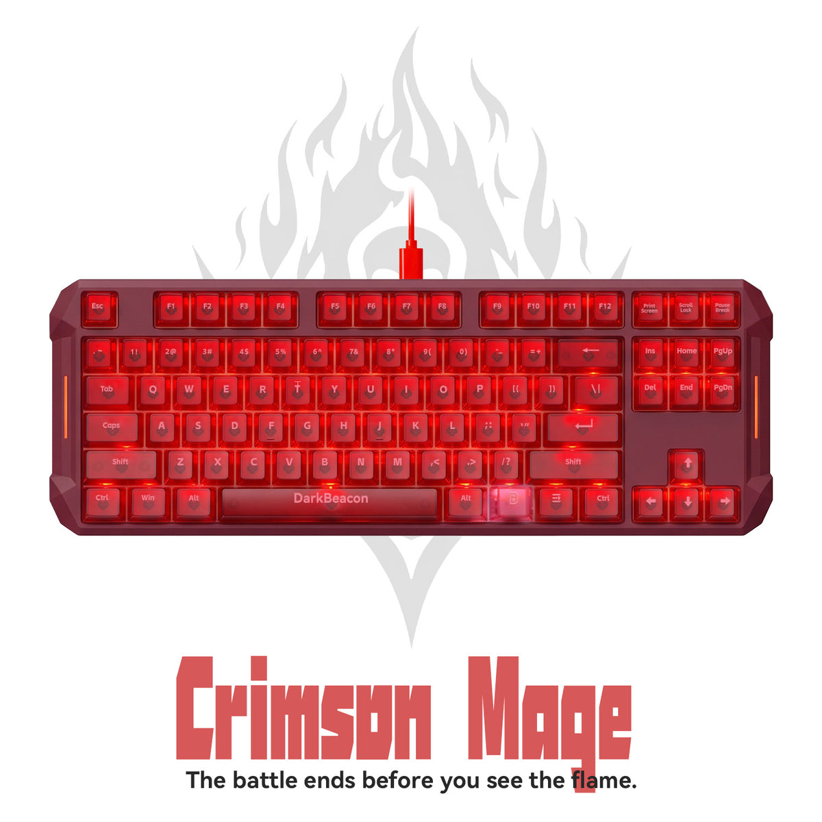 Flux 87 Wired Hall Effect Magnetic Switch Gaming Keyboard