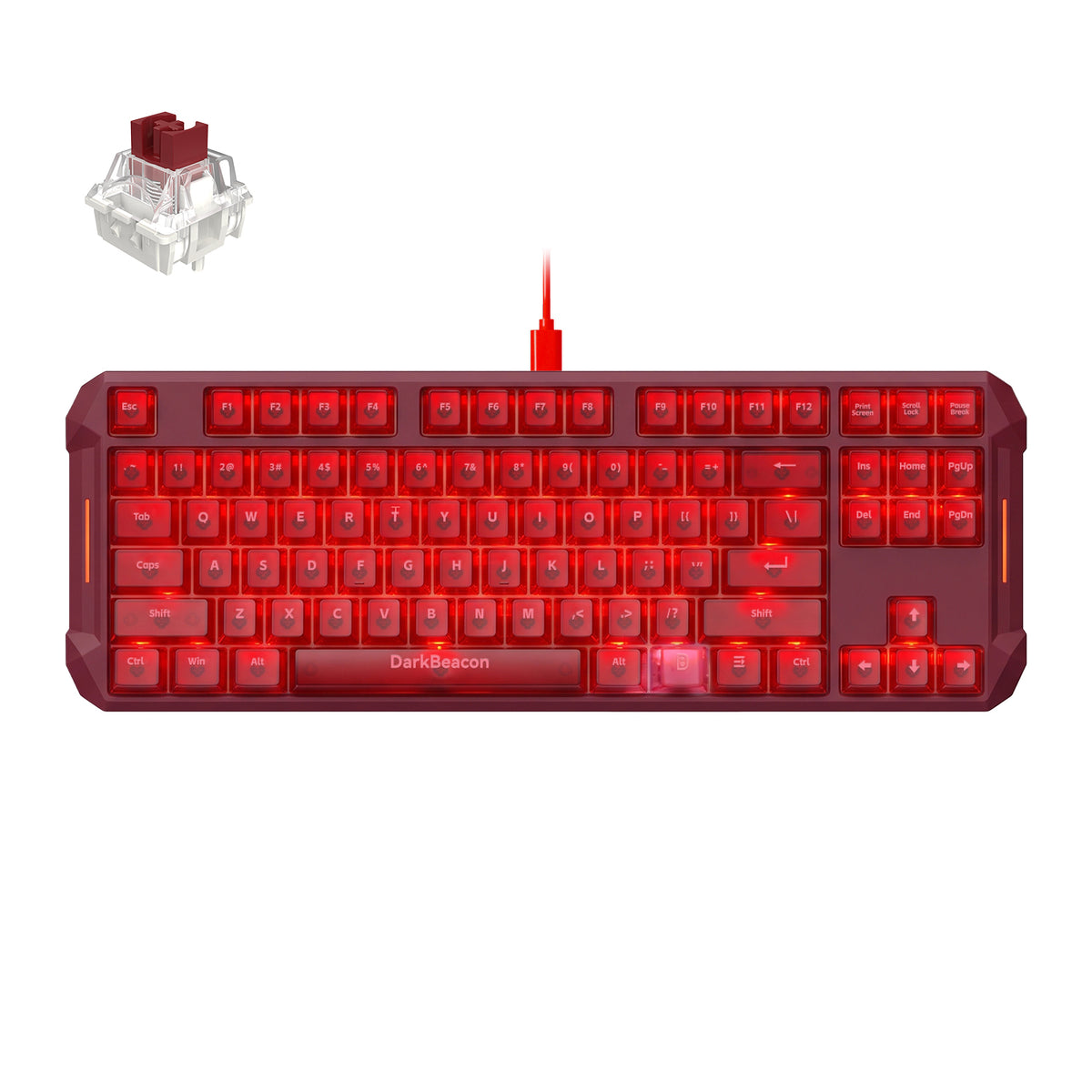 Flux 87 Wired Hall Effect Magnetic Switch Gaming Keyboard
