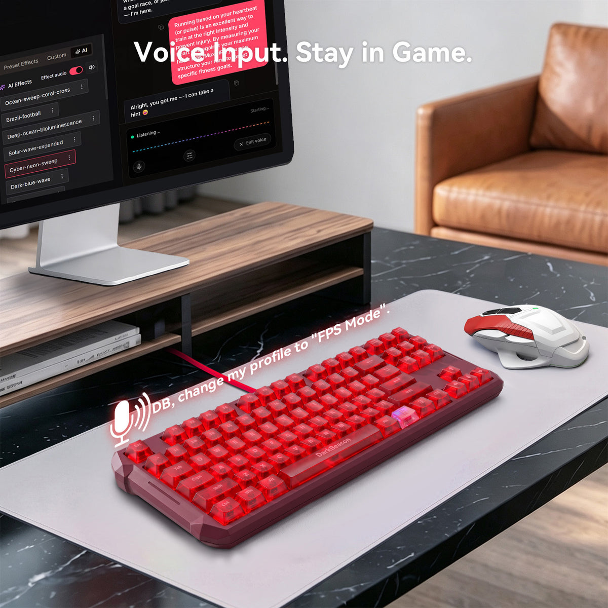 Flux 87 Wired Hall Effect Magnetic Switch Gaming Keyboard