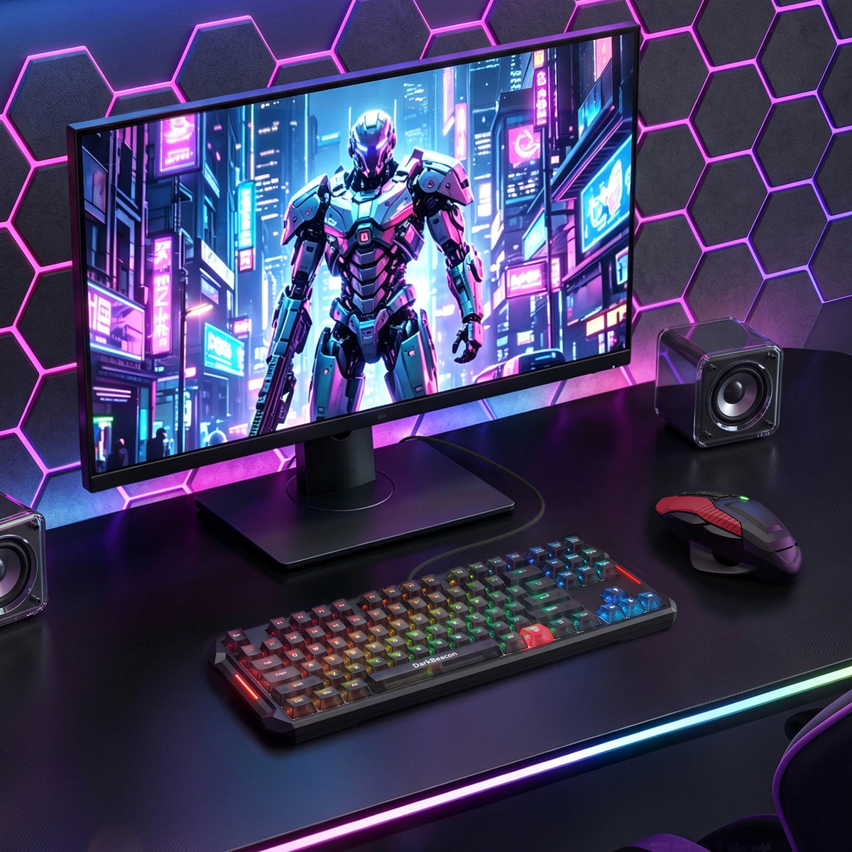 Flux 87 Wired Hall Effect Magnetic Switch Gaming Keyboard