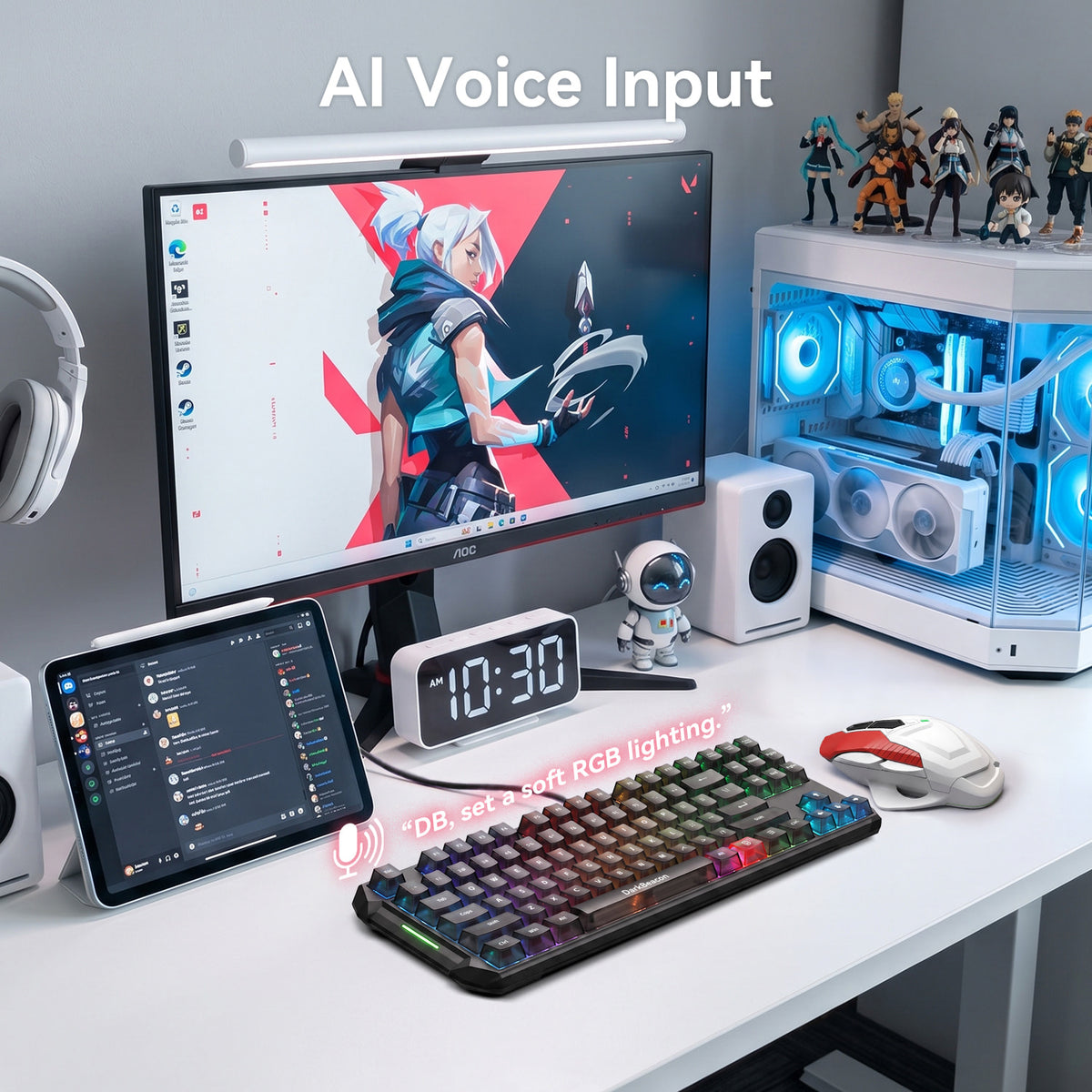 Flux 87 Wired Hall Effect Magnetic Switch Gaming Keyboard