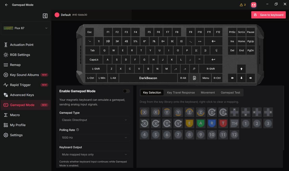 Gamepad Mode